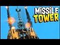 Crossout - NEW & IMPROVED MISSILE TOWER BUILD! Lock On Artillery! - Crossout Gameplay