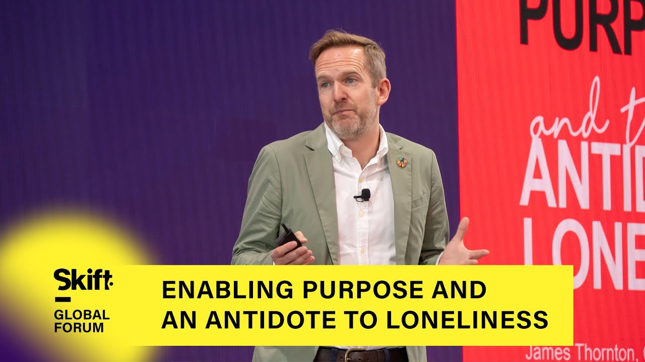 Intrepid Travel CEO James Thornton at Skift Global Forum YouTube
