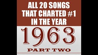 𝙍𝙀𝘿𝙊--- 𝐀𝐥𝐥 𝟐𝟎 𝐒𝐨𝐧𝐠𝐬 𝐓𝐡𝐚𝐭 𝐂𝐡𝐚𝐫𝐭𝐞𝐝 #𝟏 𝐢𝐧 𝟏𝟗𝟔𝟑 - 𝐏𝐚𝐫𝐭 𝐓𝐰𝐨 - see listing in contents - stereo