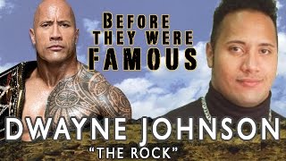 Famous DWAYNE 'THE ROCK' JOHNSON | Before They Were Famous Net Worth