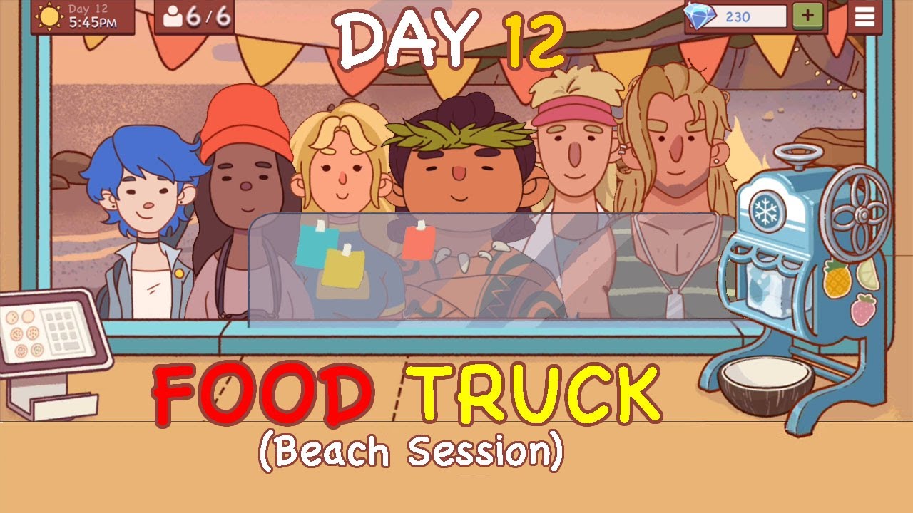 Food Truck Day 12 (inGame) Beach Session PLAYTHROUGH — 2023 Bonfyre