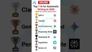 Top 7 AI for automatic writing # #smartphone #app #tech #ai #ia #technology #chatgpt #viral #2026