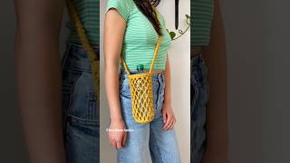 Macrame Water Bottle Holder | Tutorial on my channel
