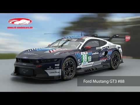 ck-modelcars-video: Ford Mustang GT3 #88 24h LeMans 2025 Proton Competition 1:18 Ixo