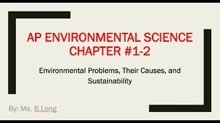 APES 1-2 Lecture
