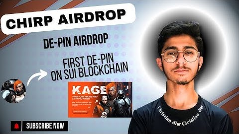 $CHIRP AIRDROP | MINE $CHIRP FROM SMARTPHONE | FIRST DE-PIN ON SUI BLOCKCHAIN | $CHIRP