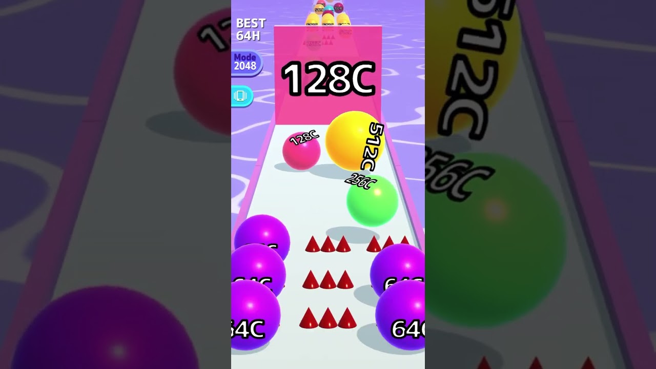 Ballrun 2048 All levels walkthrough gameplay Part -1 