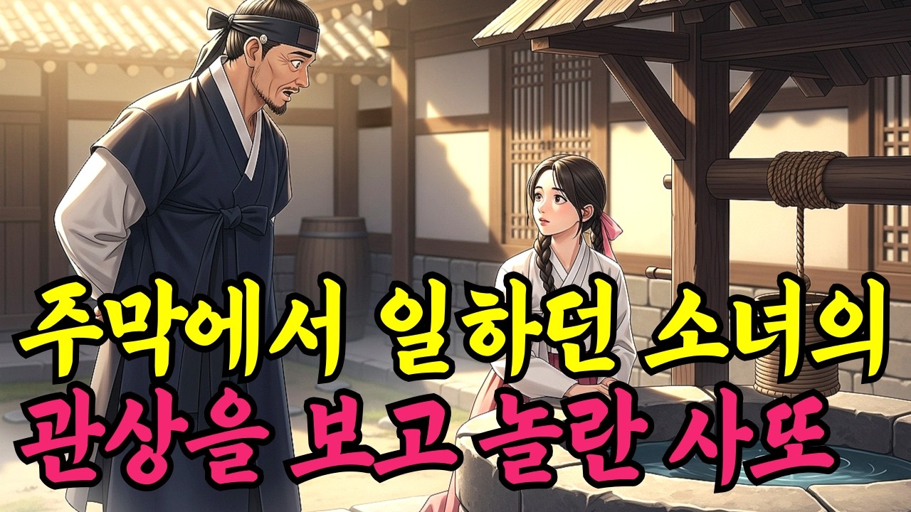 주막에서 일하던 소녀의 관상을 보고 놀란 사또ㅣ야담,민담,전설,신화,옛날이야기,조선시대이야기