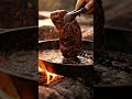 Cooking the Perfect Steak by the River #cooking #outdoor #ai