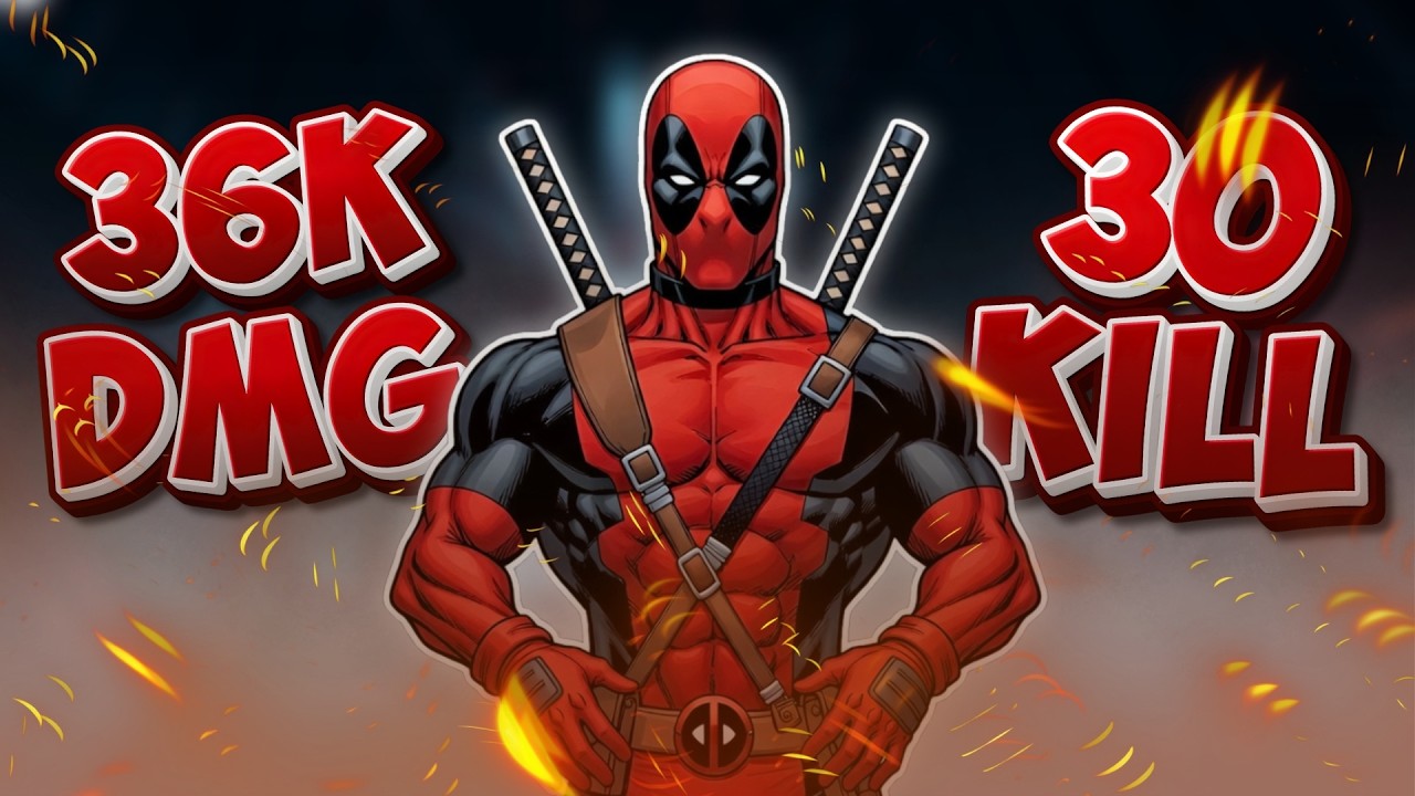 This is HOW you should play DEADPOOL as TANK (36K DAMAGE)