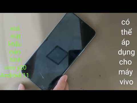 Video Xoá mật khẩu khẩu màn hình vivo y20 mới nhất - youtube