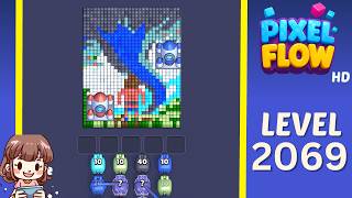 Pixel Flow Level 2069 Solution Walkthrough
