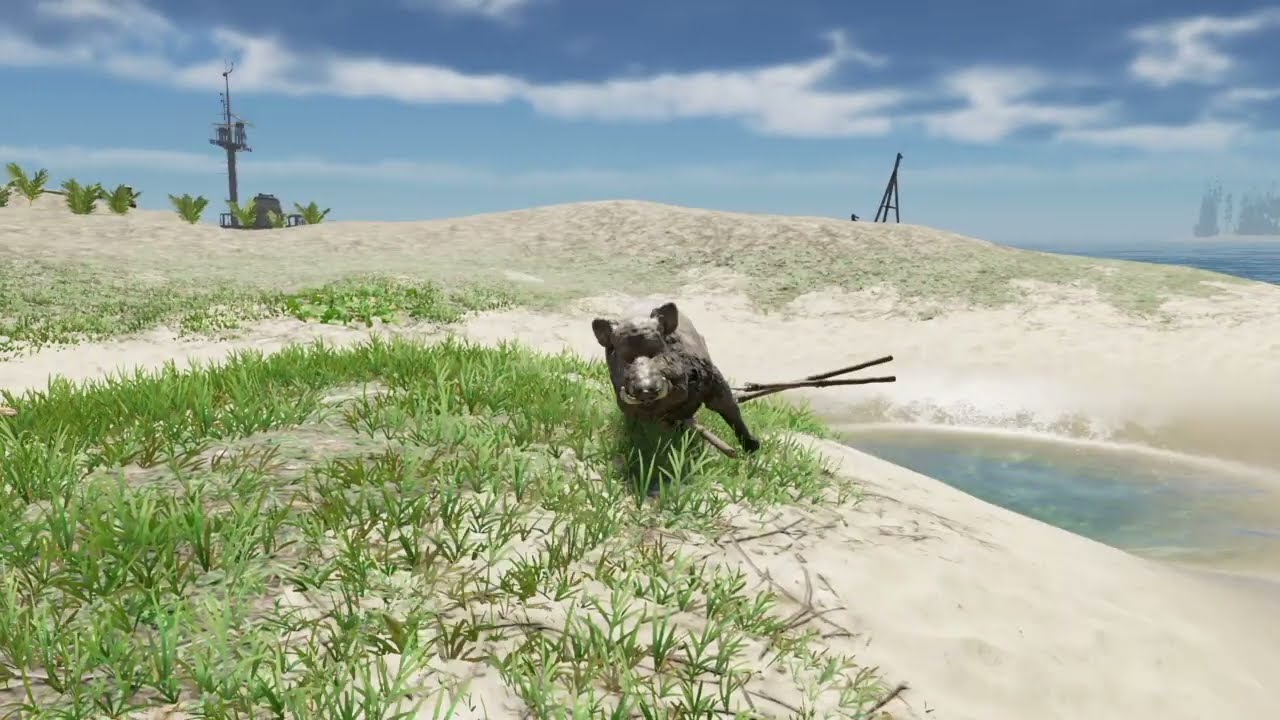 Hunting Boar | Stranded Deep | Always use a Refined Spear