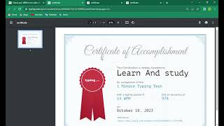 Typing Fast Link name : https://www.typing.com/student/typing-test/5-minute.