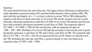 Exam IFM exercise for September 24, 2018