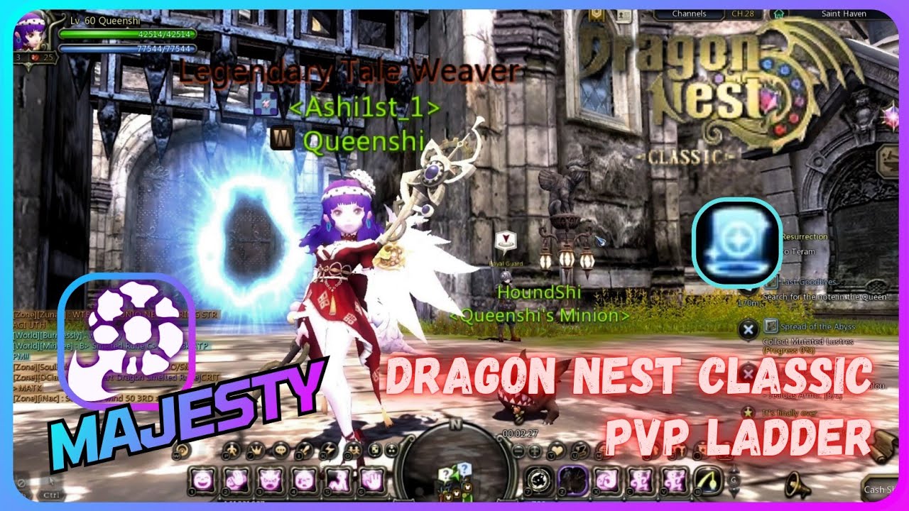 Try hard with low equip 🧙🏻🕳️ [ Majesty ] in Dragon Nest Classic PvP Ladder #C63 