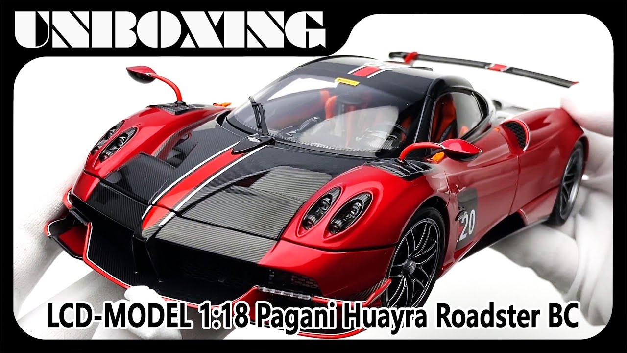 PAGANI Huayra Roadster BC / 1:18 LCD diecast car model / AMR
