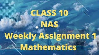 #NAS #weeklyassignment1class10  ,class10 ,weekly assignment 1 fully explained