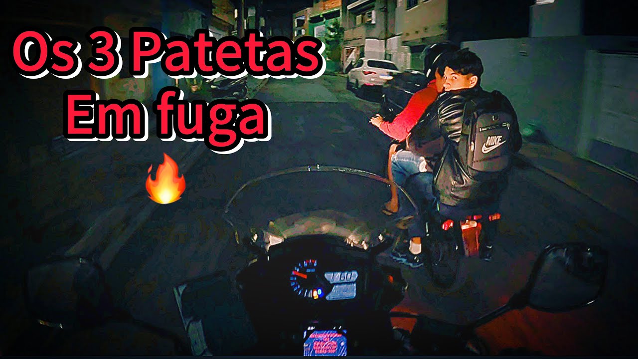 3 patetas e um sonho… Fugir da ROCAM.   Hoje não filhão ! 💀