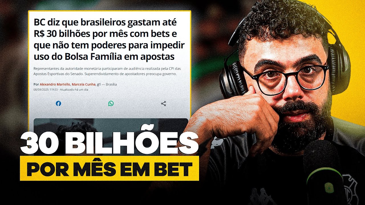 BRASILEIROS GASTAM 30 BILHÕES DE REAIS EM BETS POR MÊS | CORTES DO EDSON CASTRO