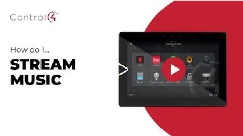 Control4 Stream Music