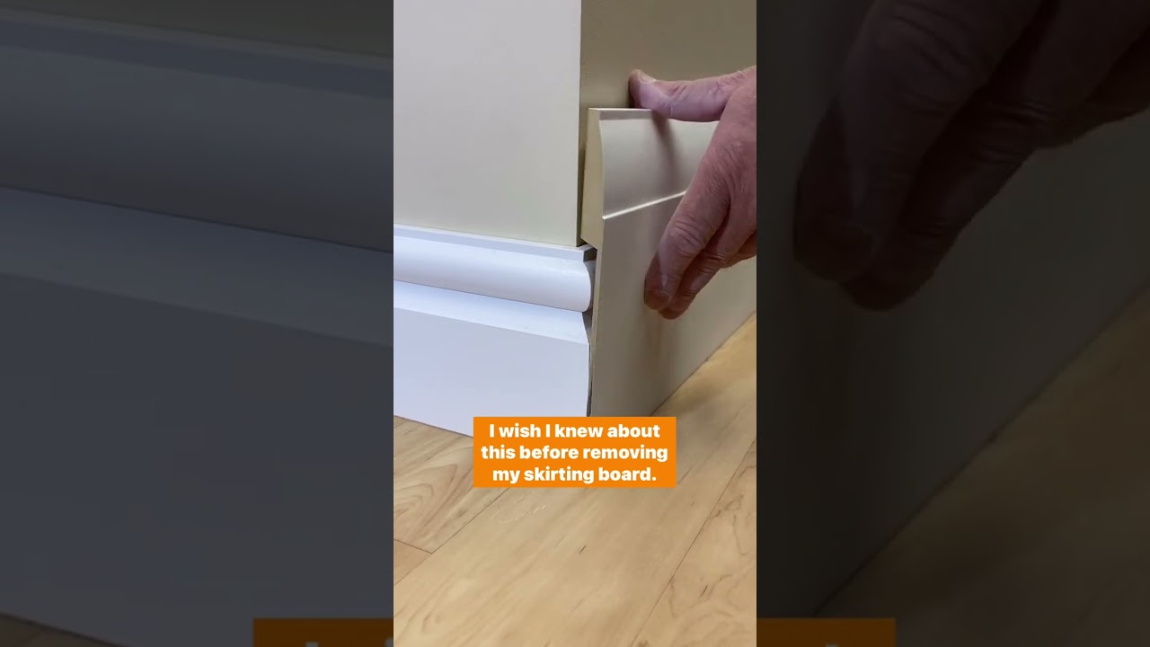Skirting board covers can save you time 🤷‍♂️ 