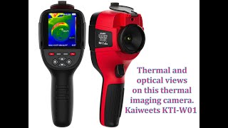 KAIWEETS KTI W01 Thermal imaging camera includes visible optical view too.