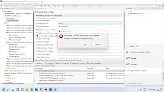 Erro no arquivo "Persistence.xml" da JPA para criar tabelas