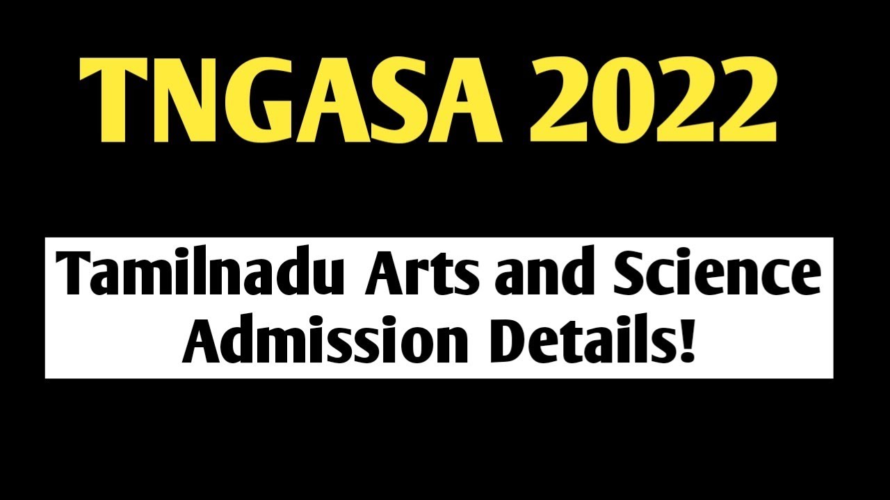 TNGASA|2022|Tamilnadu Government arts and sciences Admission counselling details|Vincent Maths|