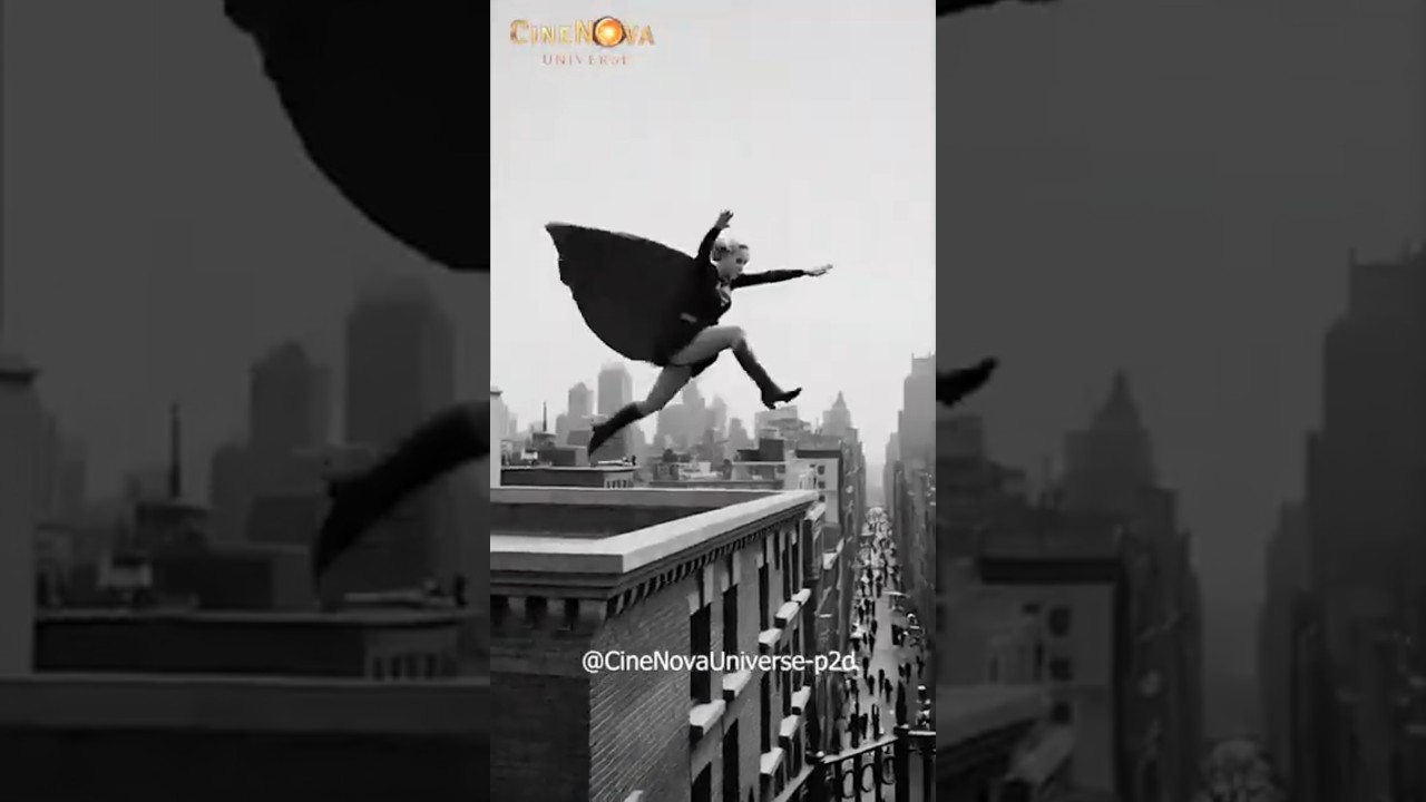 Supergirl (1920 Style) Epic Parkour Scene 