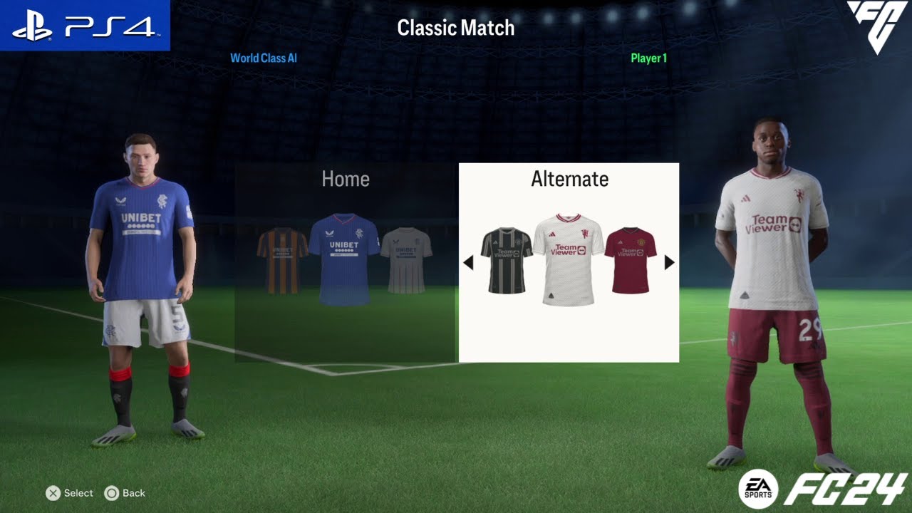 FC 24 | Rangers FC VS Manchester United | Club Friendlies - YouTube