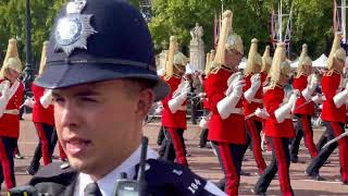 The Queen leaves Buckingham Palace for the last time