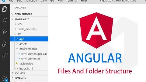 Angular 10 project structure for beginners