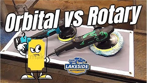 Difference Between Rotary Buffer & Random Orbital Buffer