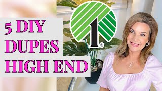 ((NEW!!!)) 5 DIY HIGH END DOLLAR TREE DUPES DECOR 🌿\\