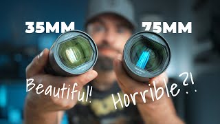 35mm VS 50mm VS 75mm FOR VIDEO  HUGE Difference!! | Ft. Sirui Saturn FullFrame Anamorphic Lenses