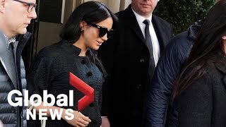 Meghan Markle in New York for baby shower: report