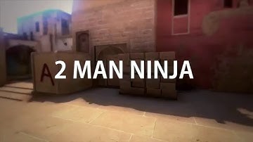 CSGO Mirage｜2 Man Ninja Defuse!!
