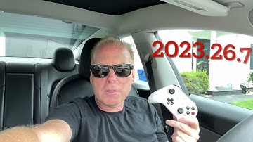 Tesla Software Update 23.26.7 Bluetooth Game Controllers! How to Pair a Xbox Controller