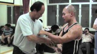 狄龍師傅與招洪國徙弟分享詠春心得