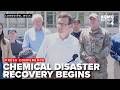 Officials give update as crews begin recovery after deadly Longview chemical disaster