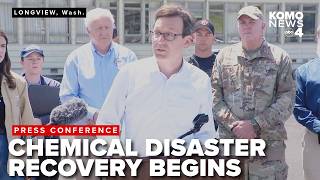 Officials give update as crews begin recovery after deadly Longview chemical disaster