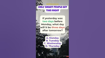 what day will it be three days after tomorrow? #shorts #maths #riddlemathzone #brainteaser