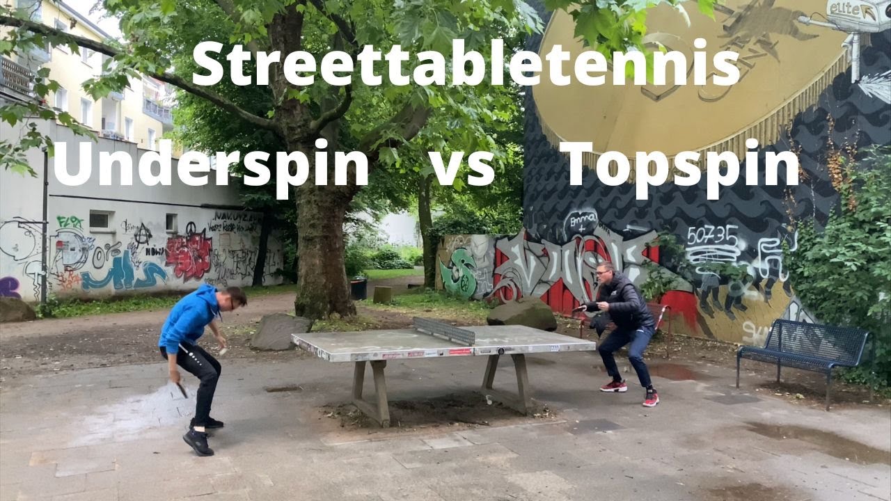 Cologne Streettabletennis, Anti Spin vs Offensive, 