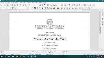 Combinación de correspondencia LibreOffice