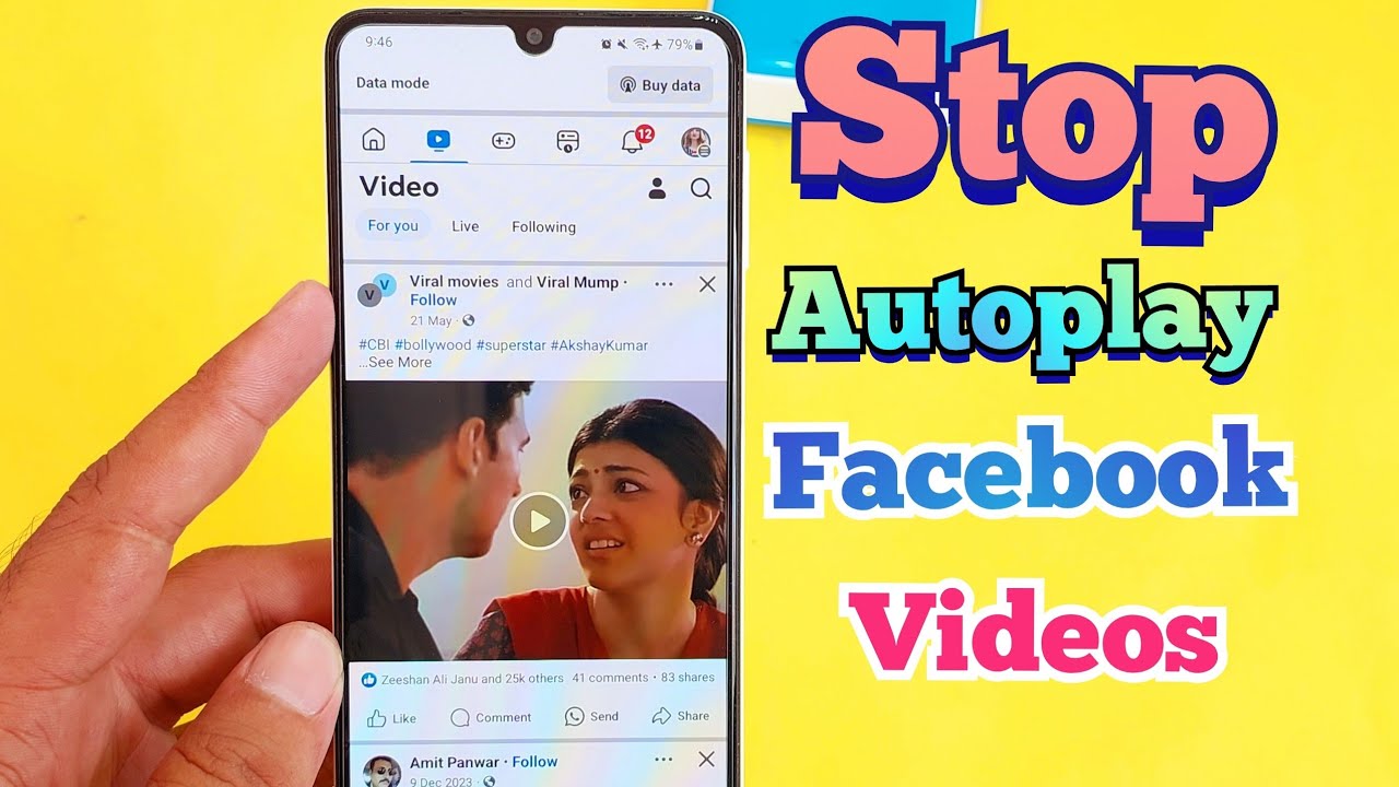 Stop Autoplay Videos on Facebook YouTube