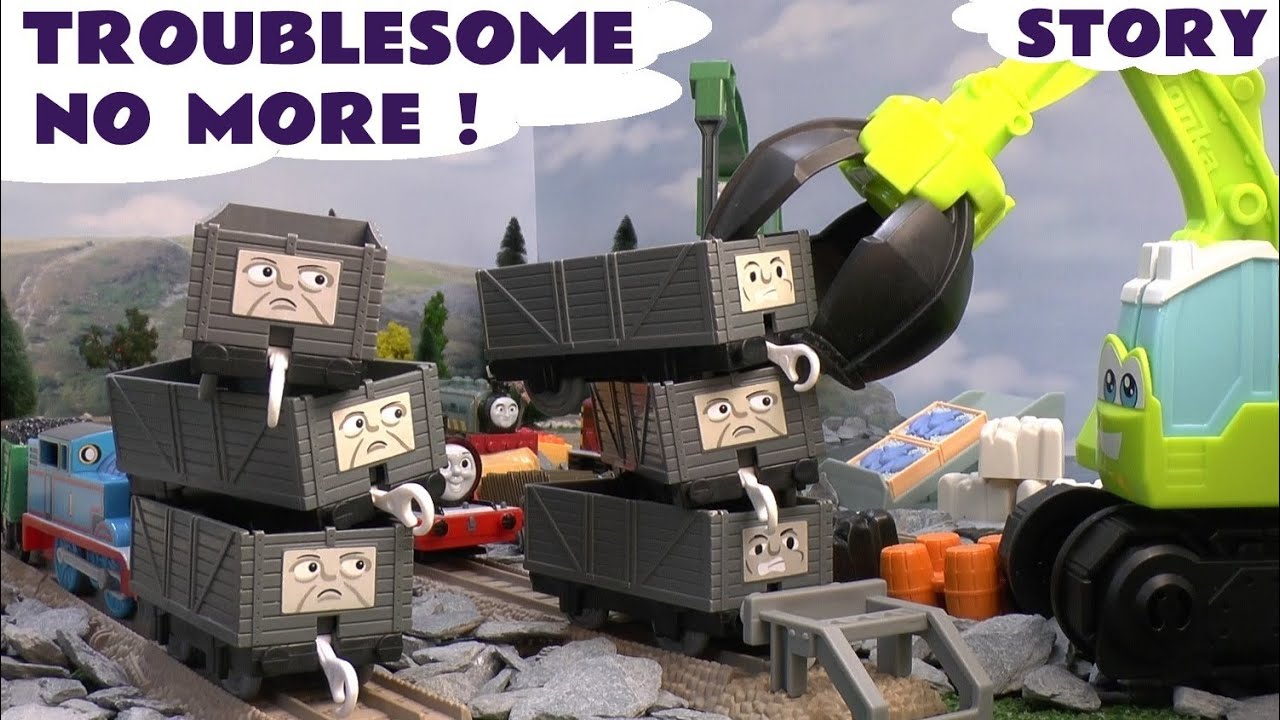 Troublesome Trucks Toy Train Story with Thomas The Train
