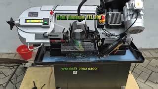 Metal Bandsaw ATL 200 Potong Besi Hidrolik #madanitec #bandsaw 