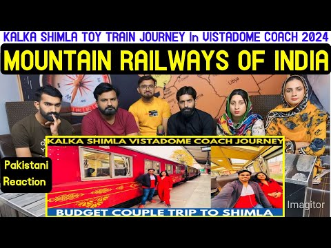 Reaction on KALKA SHIMLA TOY TRAIN JOURNEY in VISTADOME COACH 2024 