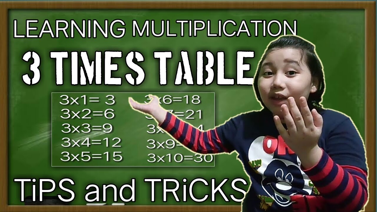 LEARN 3 TiMES TABLE TiPS And TRiCKS MULTIPLICATION MATH Is FUN YouTube LEARN 3 TiMES TABLE TiPS And TRiCKS MULTIPLICATION MATH Is FUN YouTube